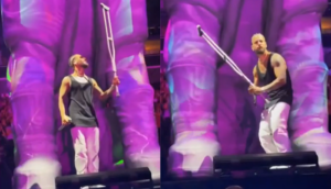 Fan lanza muleta a Maluma durante concierto en Estados Unidos