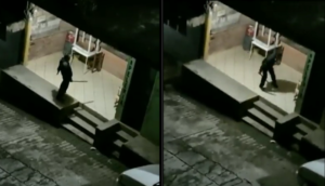 Funcionario amenaza con machete a familia en Veracruz