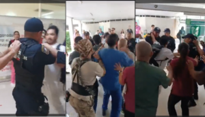 Custodios y personal del Centro Médico del IMSS Guadalajara protagonizan trifulca