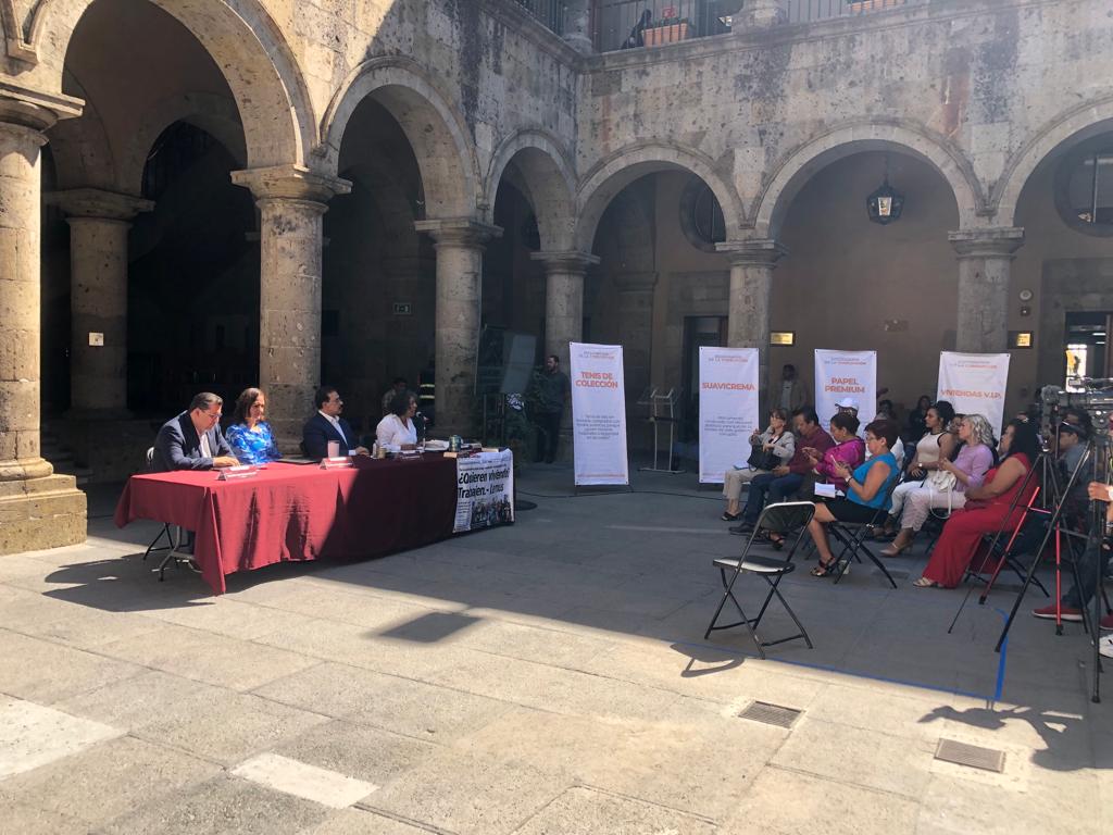 Regidores de Morena de Guadalajara presentan contra informe a la administración de Pablo Lemus