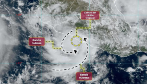 Tormenta tropical «Max» toca tierra en Guerrero, generando alertas y lluvias intensas
