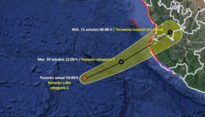 Huracán Lidia avanza hacia la costa de Jalisco; podría impactar en Vallarta