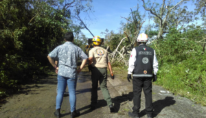Autoridades federales realizan recorridos de evaluación de daños por Lidia
