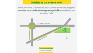 Modificarán rutas de transporte por obra en Pablo Neruda