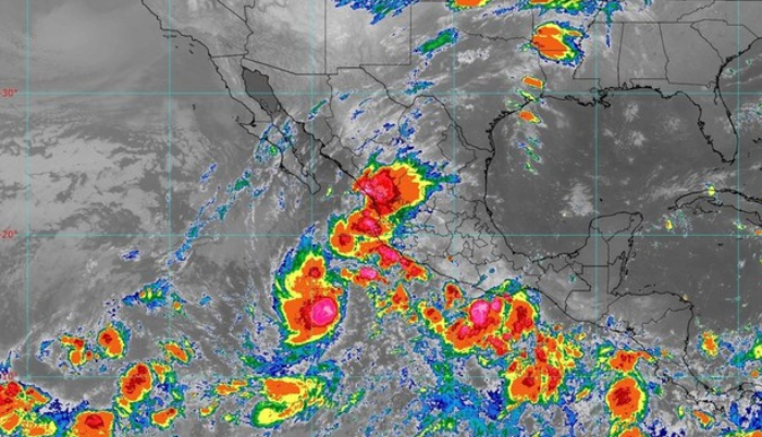 Lluvias intensas y tormenta tropical Lidia afectan varias regiones de México