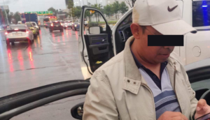 Supuesto elemento de la GN amenaza a oficiales de la Policía de Investigación durante revisión vehicular