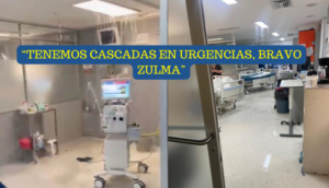 Impresionante inundación en terapia intensiva del Hospital  ISSSTE en Hermosillo - ZMG Noticias