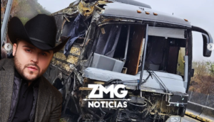 Músicos de Gerardo Ortiz sobreviven a aparatoso accidente en carretera Tepic-Guadalajara