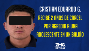 Cristian Eduardo G. recibe 2 años en prisión oficiosa por agredir a una adolescente