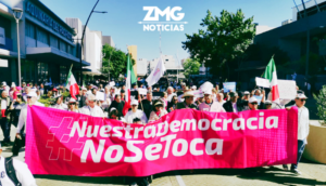 Los jaliscienses marcharon exigiendo respeto en la democracia