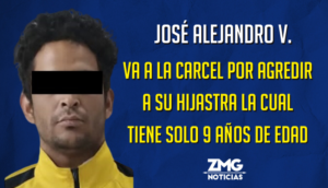 José Alejandro V. va a la cárcel por agredir a su hijastra de 9 años