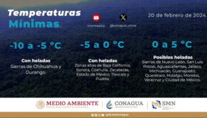 Frente frío #36 estará llegando esta misma noche