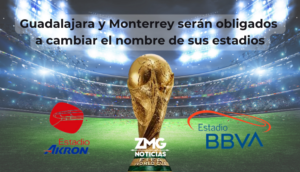 Guadalajara y Monterrey serán obligados a cambiar el nombre de sus estadios