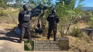 La Secretaría de Seguridad del Estado desmantela campamento de drogas y otros artefactos