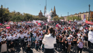 Claudia Sheinbaum promete romper cadenas de corrupción en Jalisco durante mitin en Guadalajara