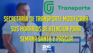 Secretaría de Transporte da a conocer sus horarios de servicios durante el periodo vacacional