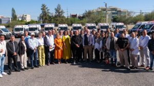 Se entregaron 23 nuevas ambulancias a municipios de Jalisco