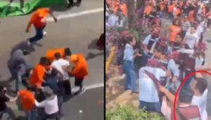 Violencia estalla entre porras durante debate político en Tlaquepaque