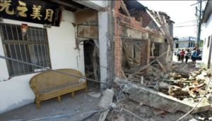 Taiwán es sacudido en varias ocasiones con sismos de 6.1 de magnitud.