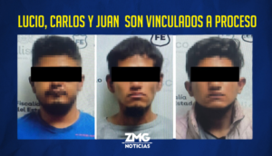 Lucio Daniel M., Carlos Alberto E. y Juan Ramón F. son vinculados a proceso por robar las pertenencias de distintas personas a mano armada en diferentes lugares.