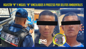Agustín “N” y Miguel “N” vinculados a proceso por delitos ambientales.