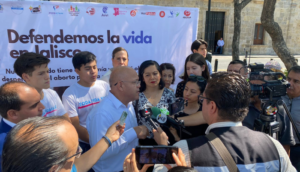 Se llevó a cabo el Posicionamiento en Defensa del Derecho a la Vida en Jalisco frente al Congreso de Jalisco.