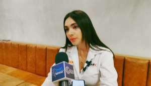 La candidata Gaby Velasco de Movimiento Ciudadano confía en darles salud y educación a la población del Distrito 8.