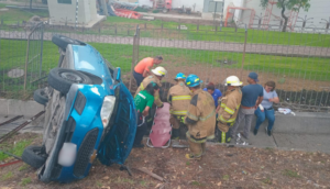 Accidente vial en la carretera Chapala a Guadalajara deja saldo de 3 mujeres lesionadas