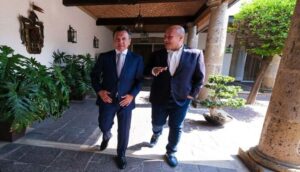Se reúnen Alfaro y Lemus en Casa Jalisco - ZMG Noticias