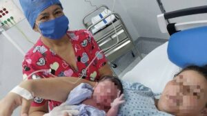 Nace el primer bebé en el recién inaugurado Hospital de La Huerta