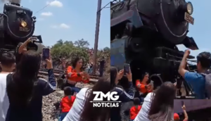 La locomotora “La Emperatriz” cobró la vida de una mujer que se acercó a tomarse una selfie en Hidalgo.