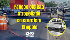 Tragedia en la Carretera a Chapala: fallece ciclista atropellado.