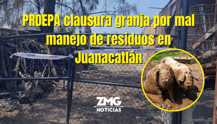 Proepa clausura granja por mal manejo de residuos en Juanacatlán - ZMG Noticias Proepa clausura granja por mal manejo de residuos en Juanacatlán.