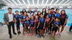 Inauguran área acuática en el CODE Alcalde: beneficiará a jóvenes deportistas.