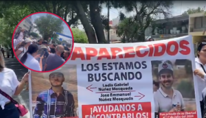 Detienen a 2 sujetos durante manifestación en Guadalajara