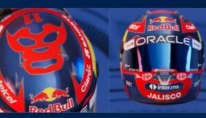 Checo Pérez presenta su casco para el GP de México - ZMG Noticias