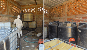 Aseguran más de 13 mil litros de hidrocarburo en Tototlán, Jalisco