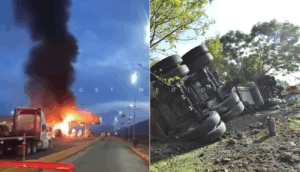 Se registran dos accidentes en la Autopista Guadalajara-Colima; no hay lesionados