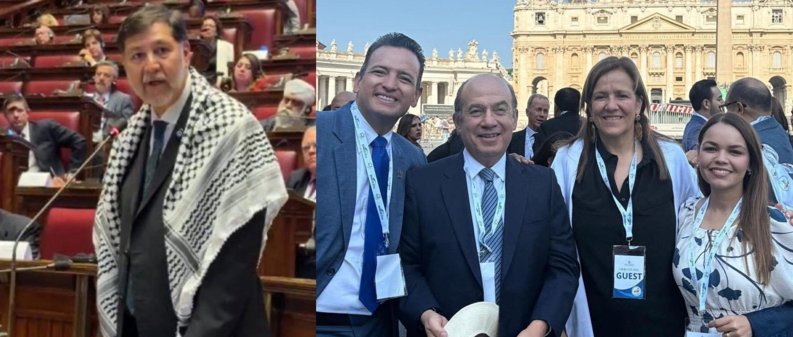 Tensión entre Fernández Noroña y Felipe Calderón tras Encuentro en el Vaticano - ZMG Noticias