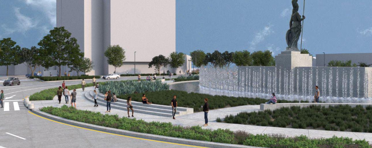 Anuncian remodelación de la Glorieta de La Minerva - ZMG Noticias