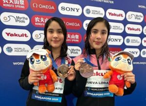 Mía y Lía Cueva conquistan el bronce en el Mundial de Singapur 2025 - ZMG Noticias