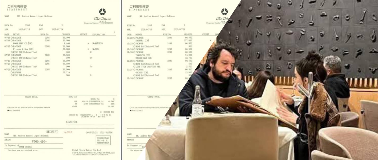 Continúa polémica por facturas del viaje a Japón de "Andy" López Beltrán - ZMG Noticias