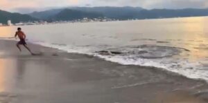 Bañista escapa de ataque de cocodrilo en playa de Puerto Vallarta - ZMG Noticias