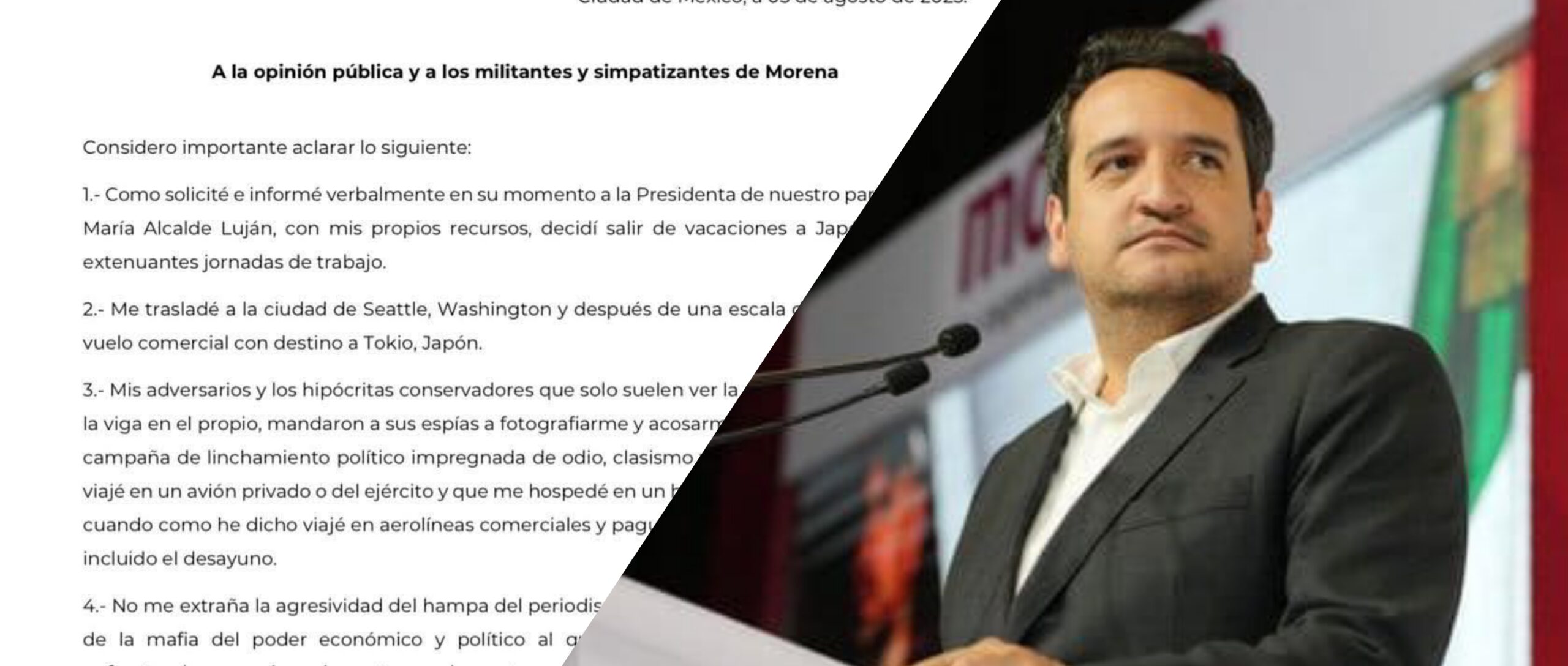 Dolida carta de "Andy" provoca reacciones y críticas al interior de Morena - ZMG Noticias