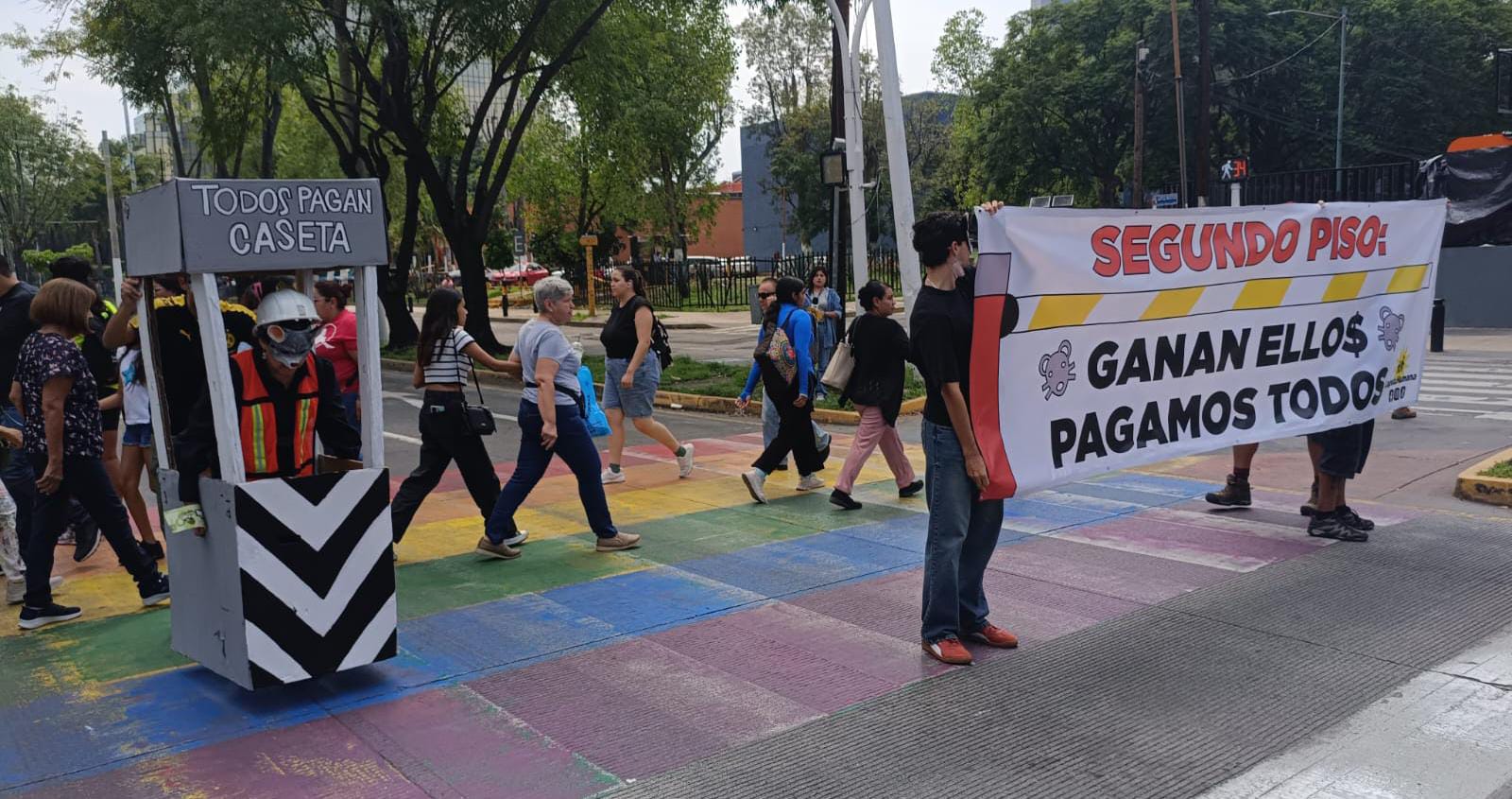 Se manifiestan contra segundo piso - ZMG Noticias