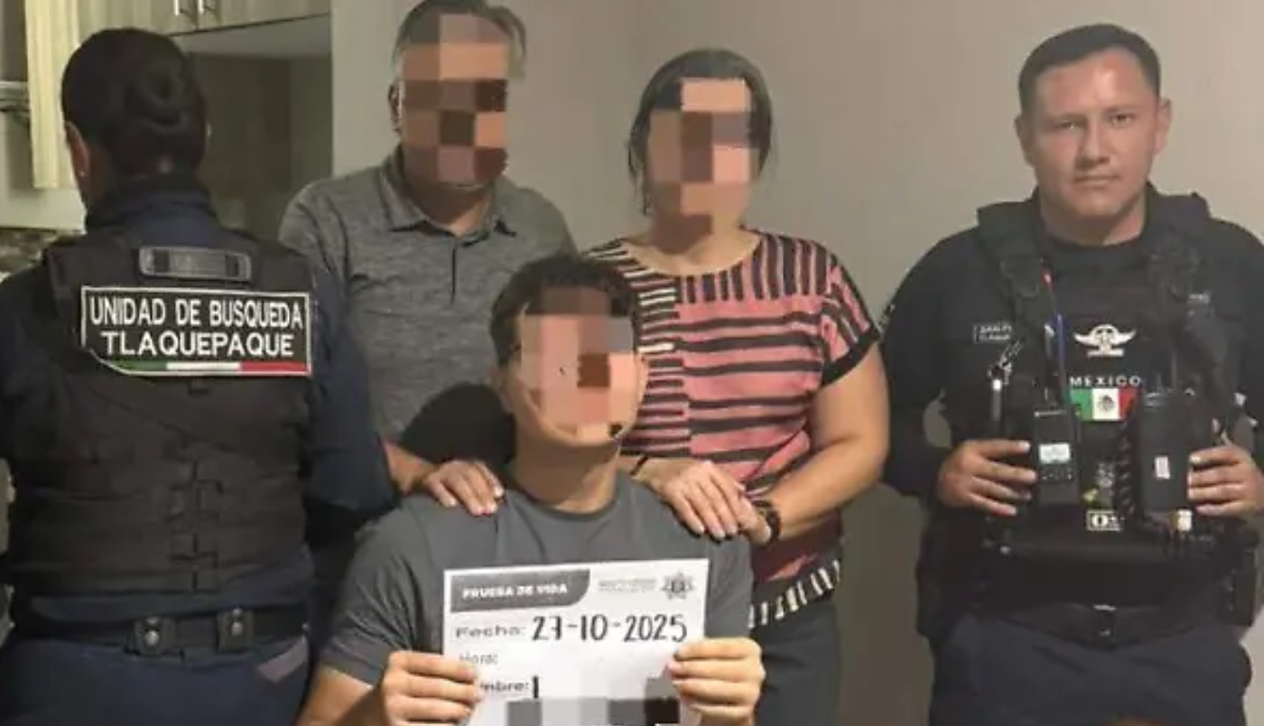 Policías de Tlaquepaque evitan secuestro virtual y rescatan a joven de 18 años