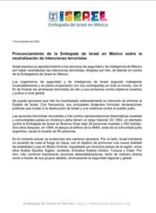 Estados Unidos acusó a Irán de planear asesinato de Embajadora de Israel en México - ZMG Noticias