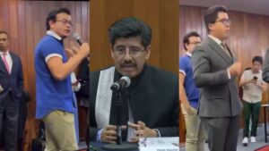 Estudiantes de la UNAM confrontan al ministro Hugo Aguilar - ZMG Noticias