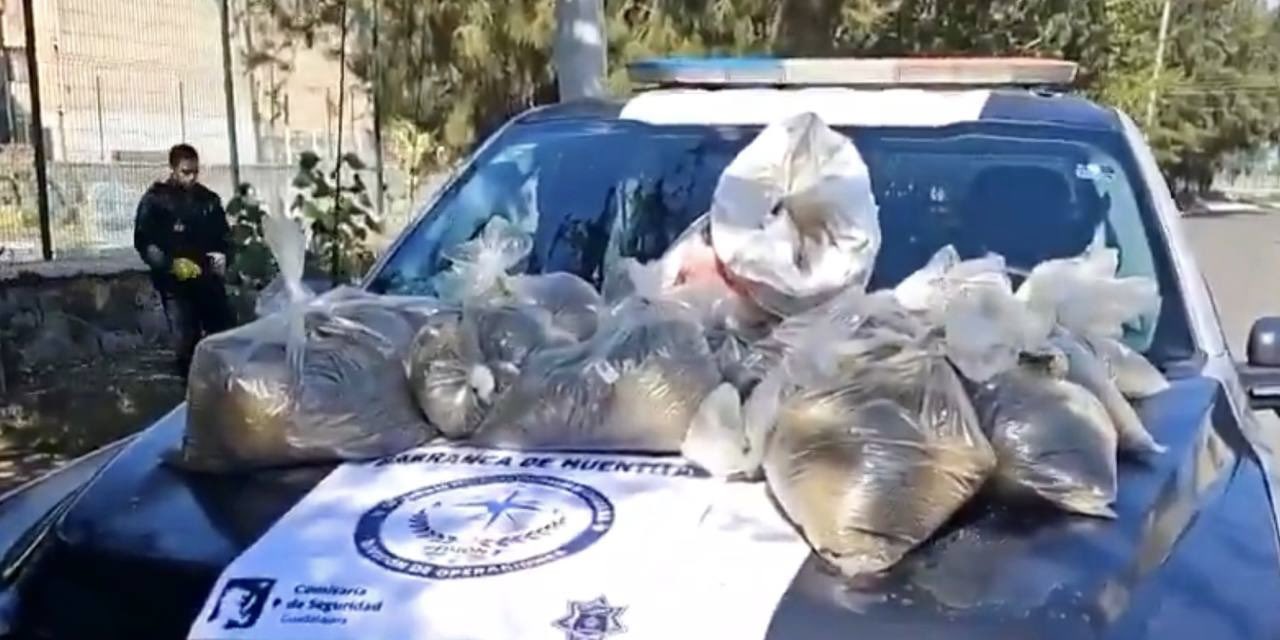 Abandonan bolsas con droga en la colonia Autocinema