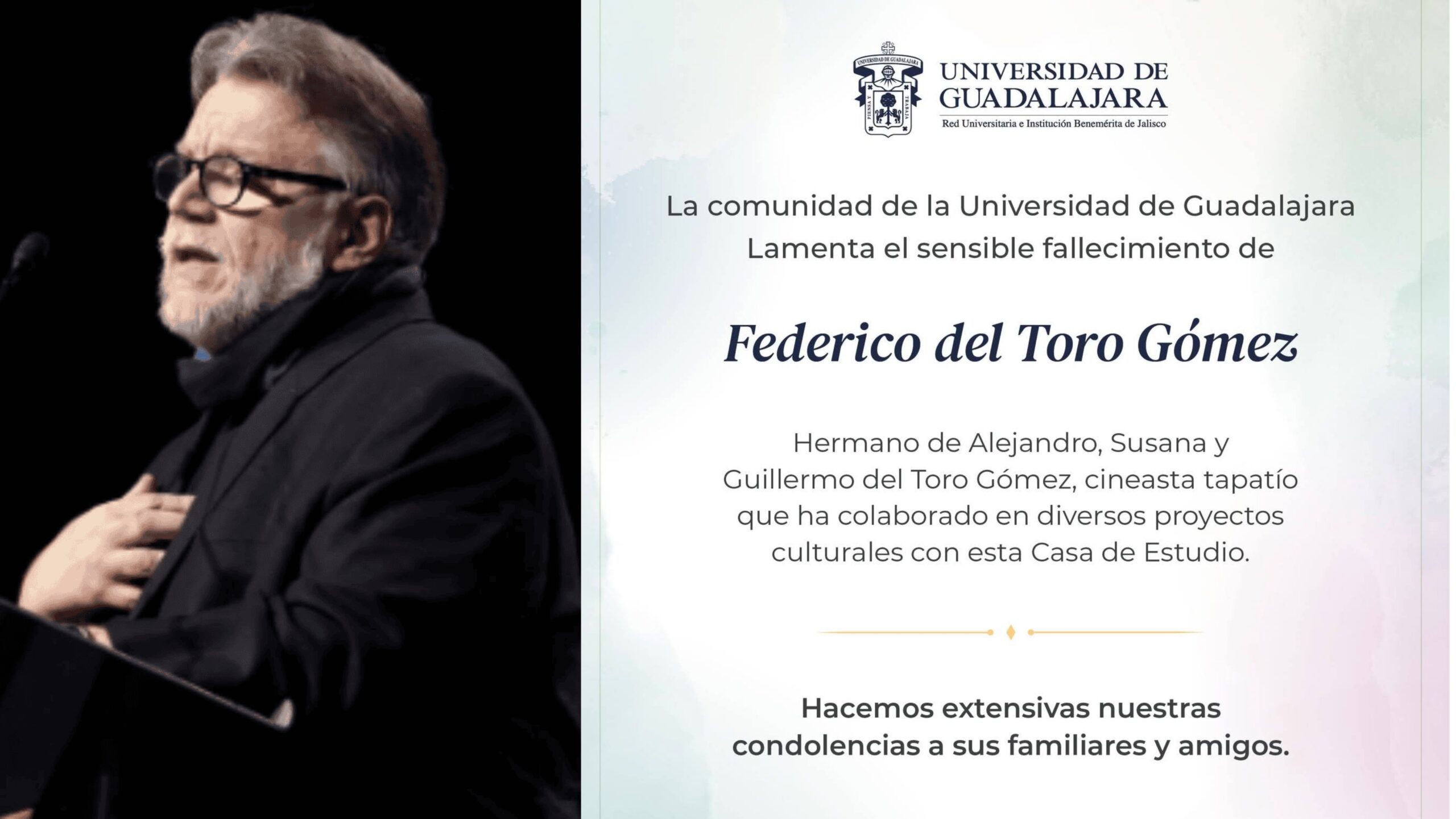 Fallece hermano mayor de Guillermo del Toro